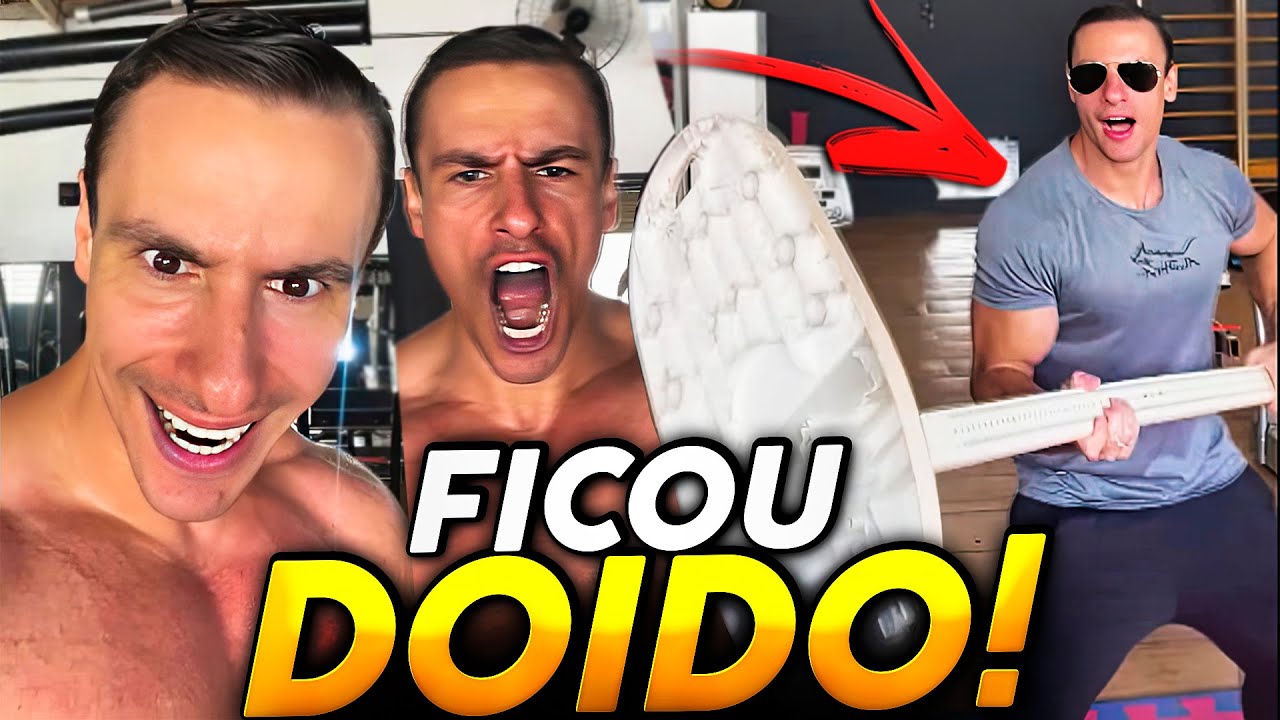 SUPER XANDÃO FICOU MALUCO DE PRÉ TREINO NA ACADEMIA!