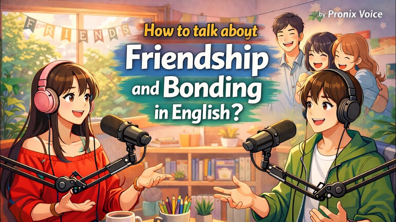 How to Talk About Friendship and Bonding in English | Speak Naturally & Confidently | Pronix Voice 