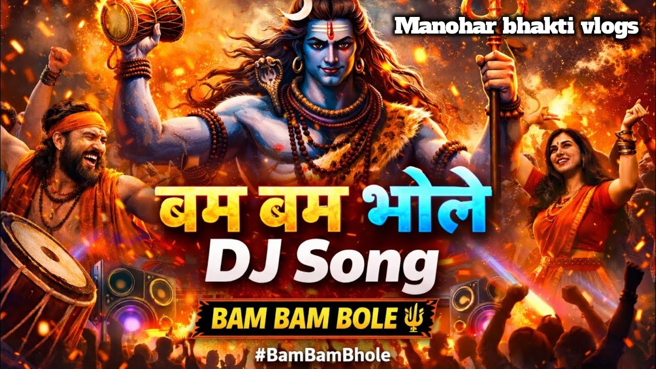 बम बम भोले DJ Song 🔱 | Mahadev Bhakti DJ | Har Har Mahadev | New Bhole Song