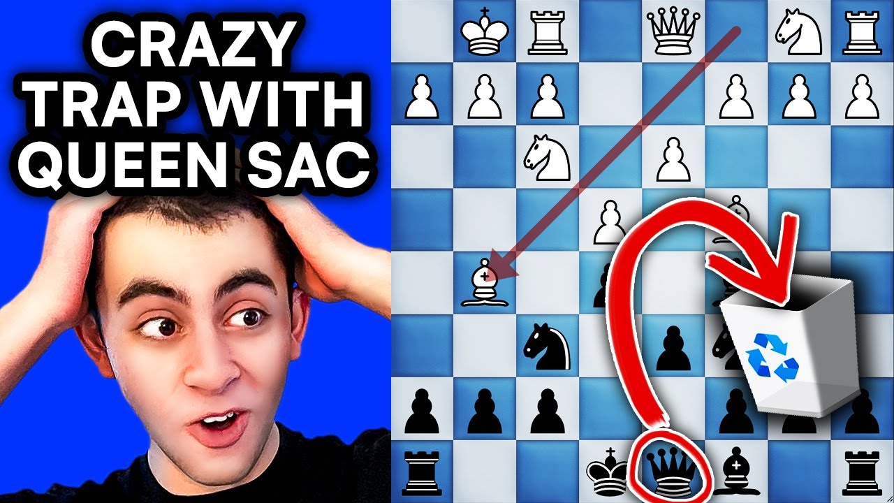 CRUSH Boring Italian Openings with a Queen Sacrifice! (FAST Checkmate)