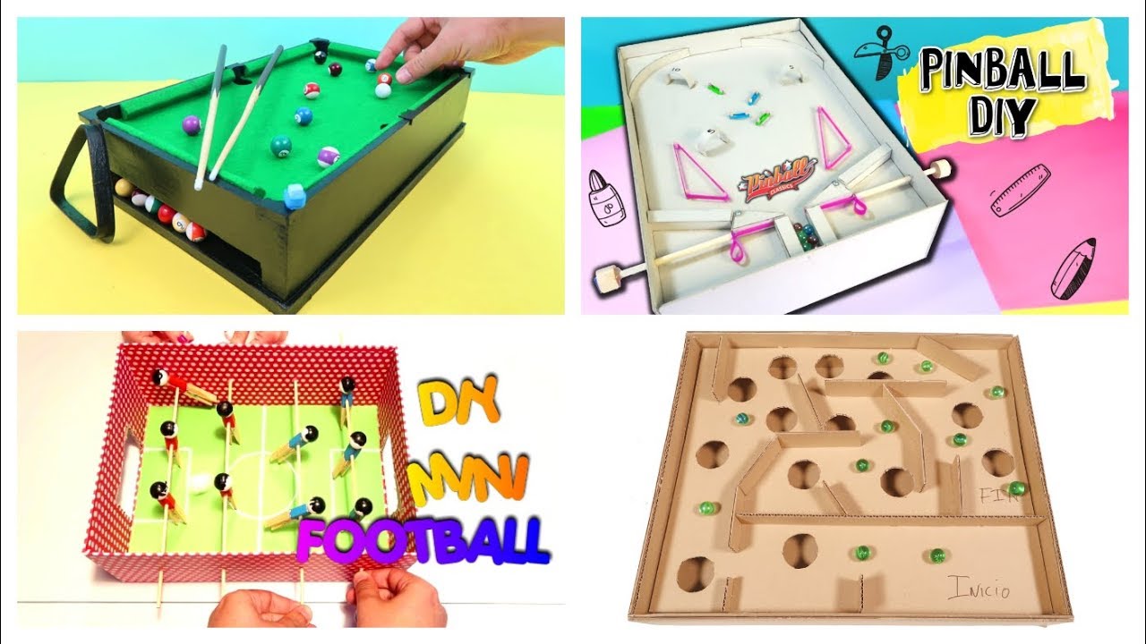 4 INCREÍBLES Y DIVERTIDOS JUEGOS QUE PUEDES HACER FACILMENTE