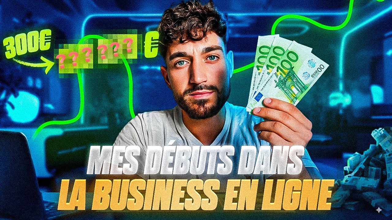 Comment j'ai lanc&eacute; mon premier BUSINESS EN LIGNE avec SEULEMENT 300&euro; ?