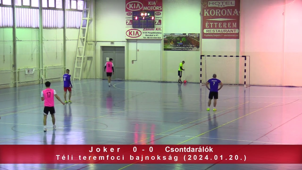 Kommentár nélkül: Téli teremfoci bajnokság (Joker - Csontdarálók)