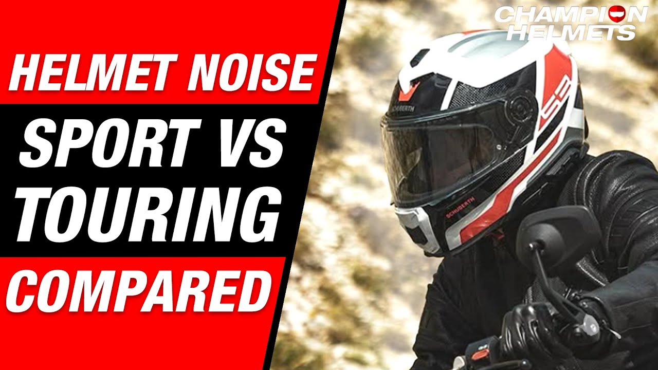 Do You Need A Quiet Helmet? Sport VS Touring Noise Levels Compared - Champion Helmets