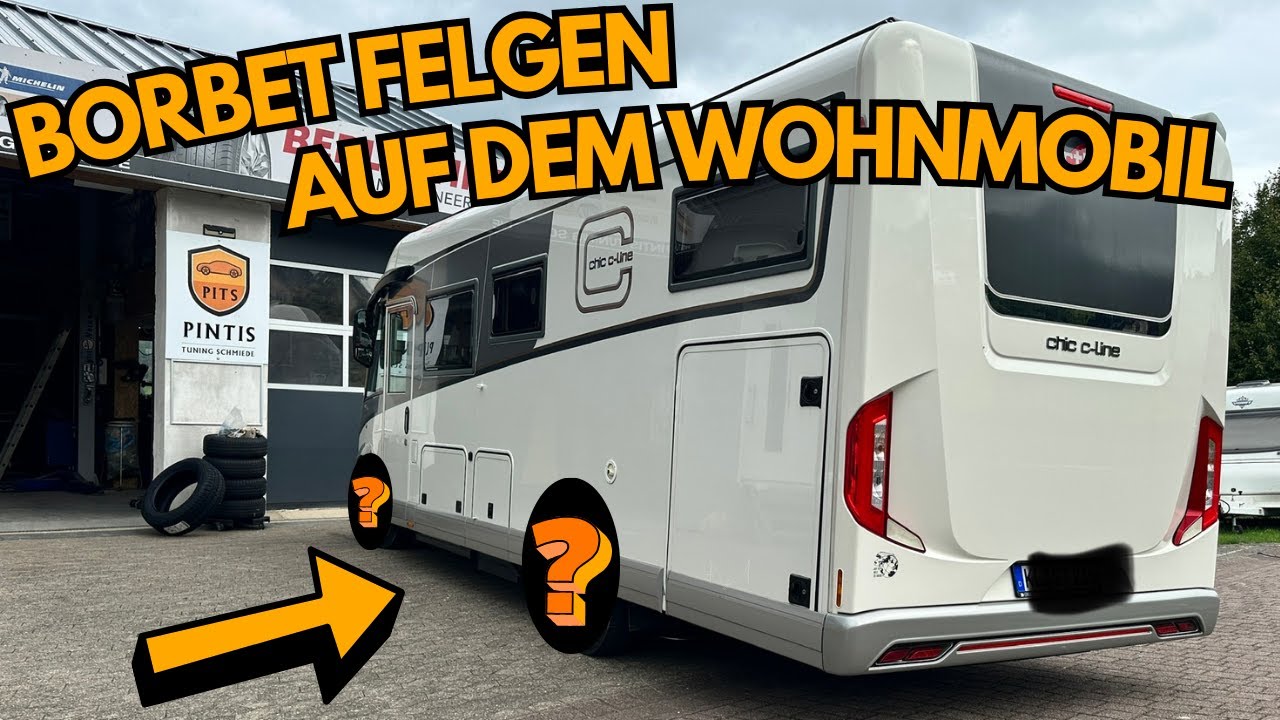 Carthago auf neuen 18 Zoll Borbet CW7 Rädern