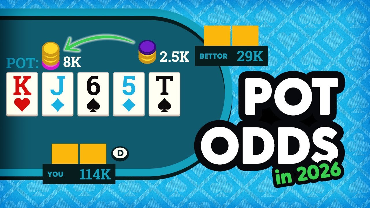Poker Pot Odds In 2026 (+EXAMPLES) | SplitSuit