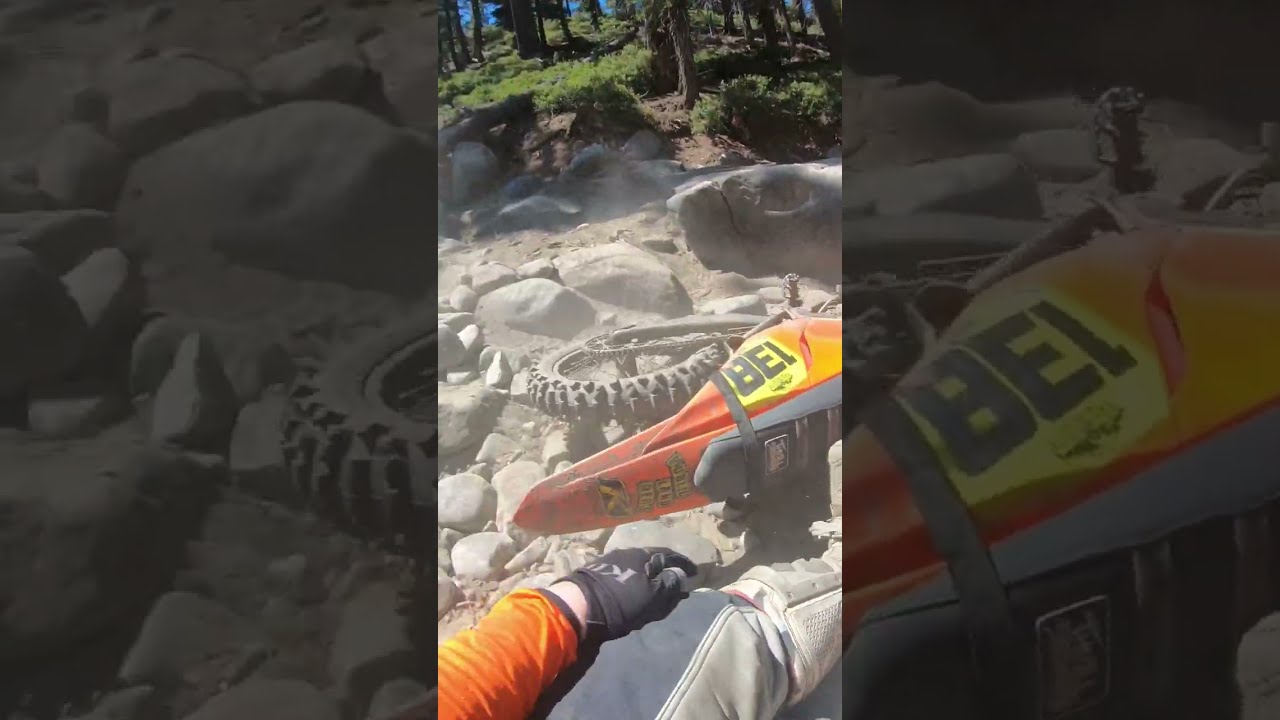 Rubicon Trail on a dirtbike