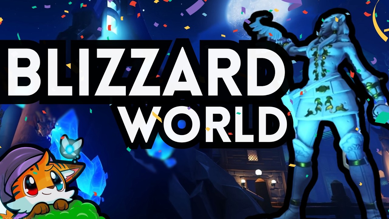 BLIZZARD WORLD AT NIGHT!! Where are you?!