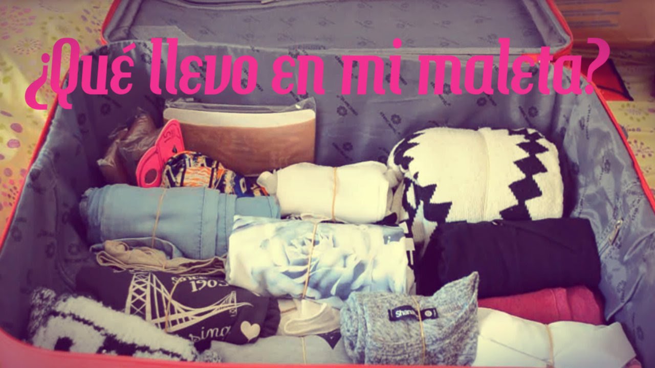 ¿Qué llevo en mi maleta de viaje?