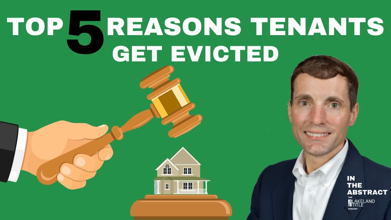 Top 5 Reasons Tenants Get Evicted - Episode 24