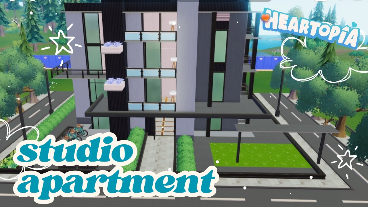 Heartopia Studio Apartment Build 🌸