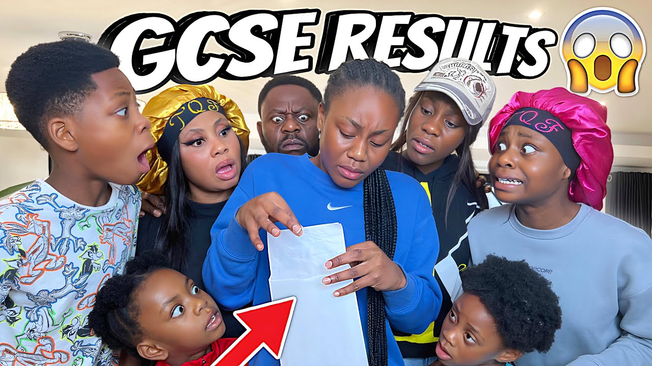 OPENING MY GCSE RESULTS IN FRONT OF MY FAMILY OF 10… 😱