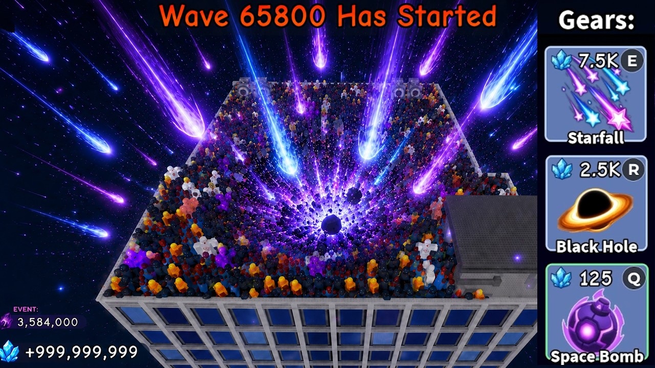I Unlocked the CELESTIAL Class to survive INF WAVES in Survive Zombie Arena