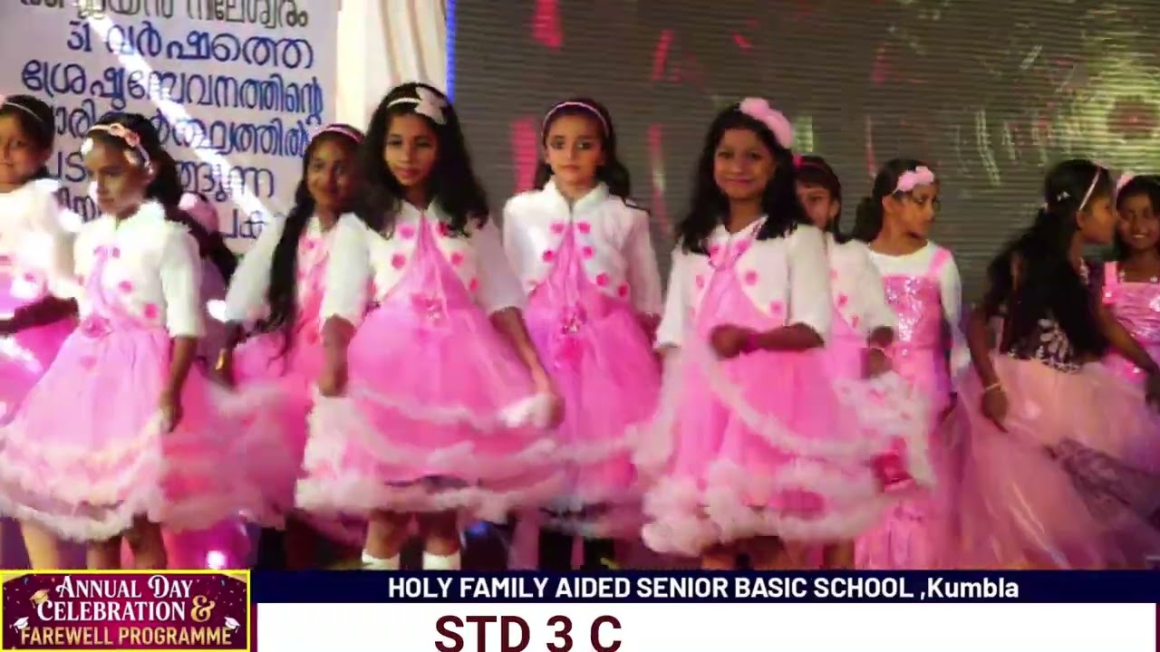 ANNUAL DAY DANCE || STD 3 C || Holy Family School Kumbla