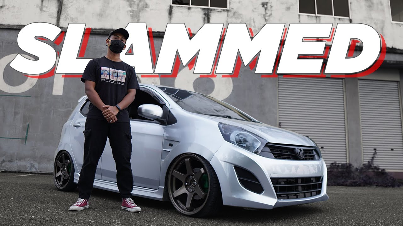 AXIA SLAMMED!! Ngam tak ngam Guys? Daihatsu Ayla | Toyota Agya