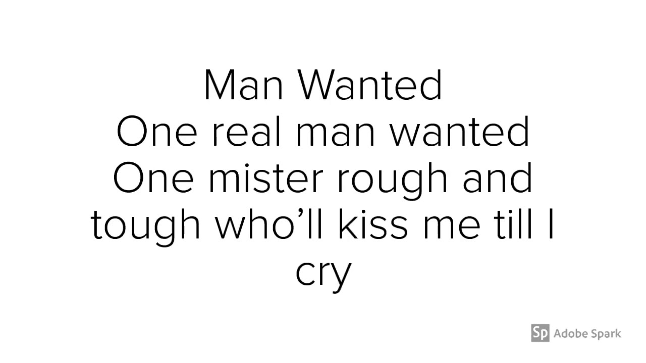 Brooklyn’s Man Wanted Karaoke Video