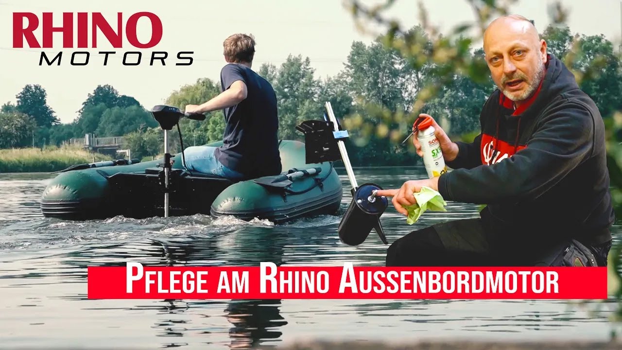 Pflege am Rhino Elektro Außenbordmotor  So macht Ihr das richtig!