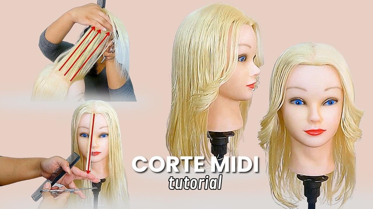 ✂️Como hacer un CORTE CON FLEQUILLO ► *Paso a Paso* (Corte MIDI)