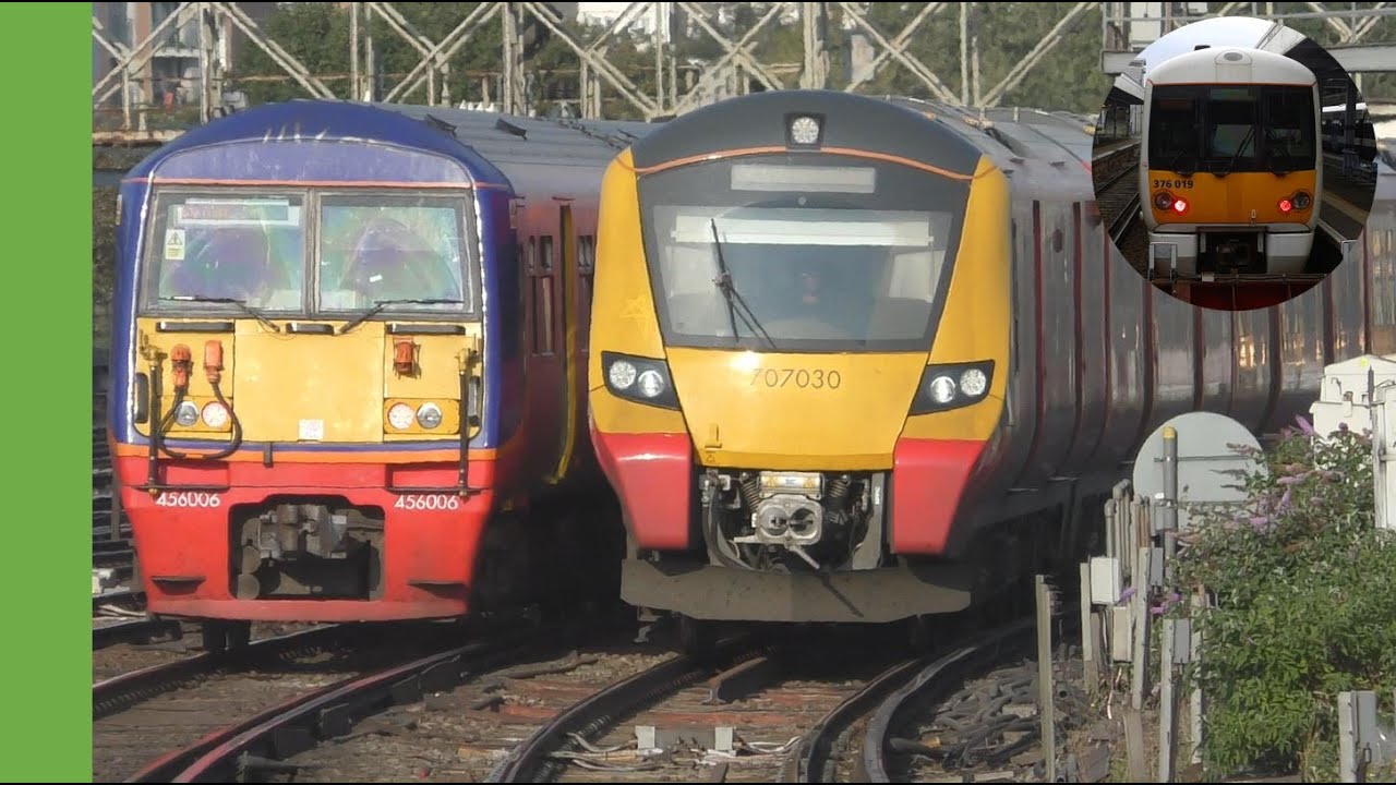 Trains at Clapham Junction