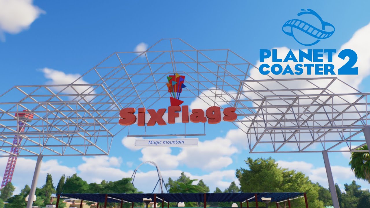 planet coaster 2 six flags magic mountain ep 2
