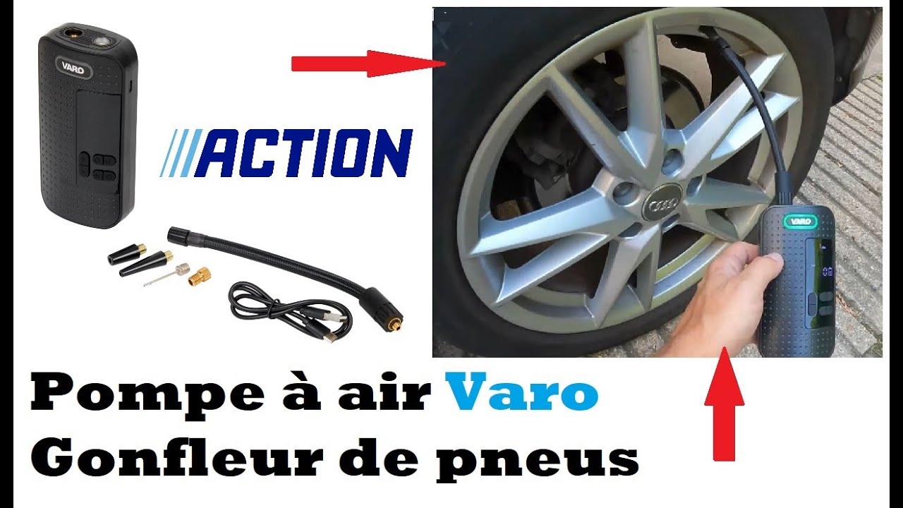 Воздушный насос VARO для накачки шин ACTION