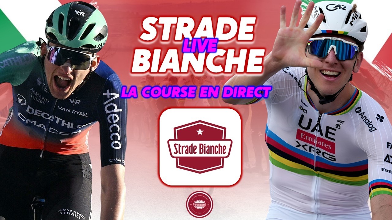 🔴 [LIVE] STRADE BIANCHE 2026 🇮🇹 / 🔥 PAUL SEIXAS vs TADEJ POGACAR ! / CYCLISME - COURSE COMMENTÉE