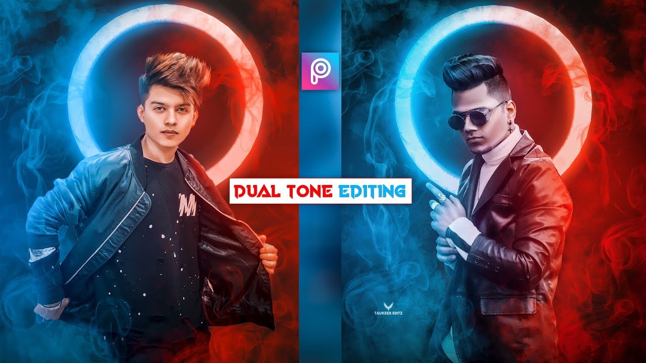 PicsArt Dual Tone Effect Photo Editing Tutorial in Picsart Step by Step in Hindi - Dual Colour Edit