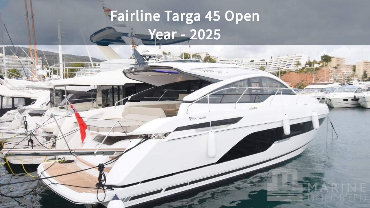 Fairline Targa 45 Open - 2025 - Mediterranean Spec Walkthrough