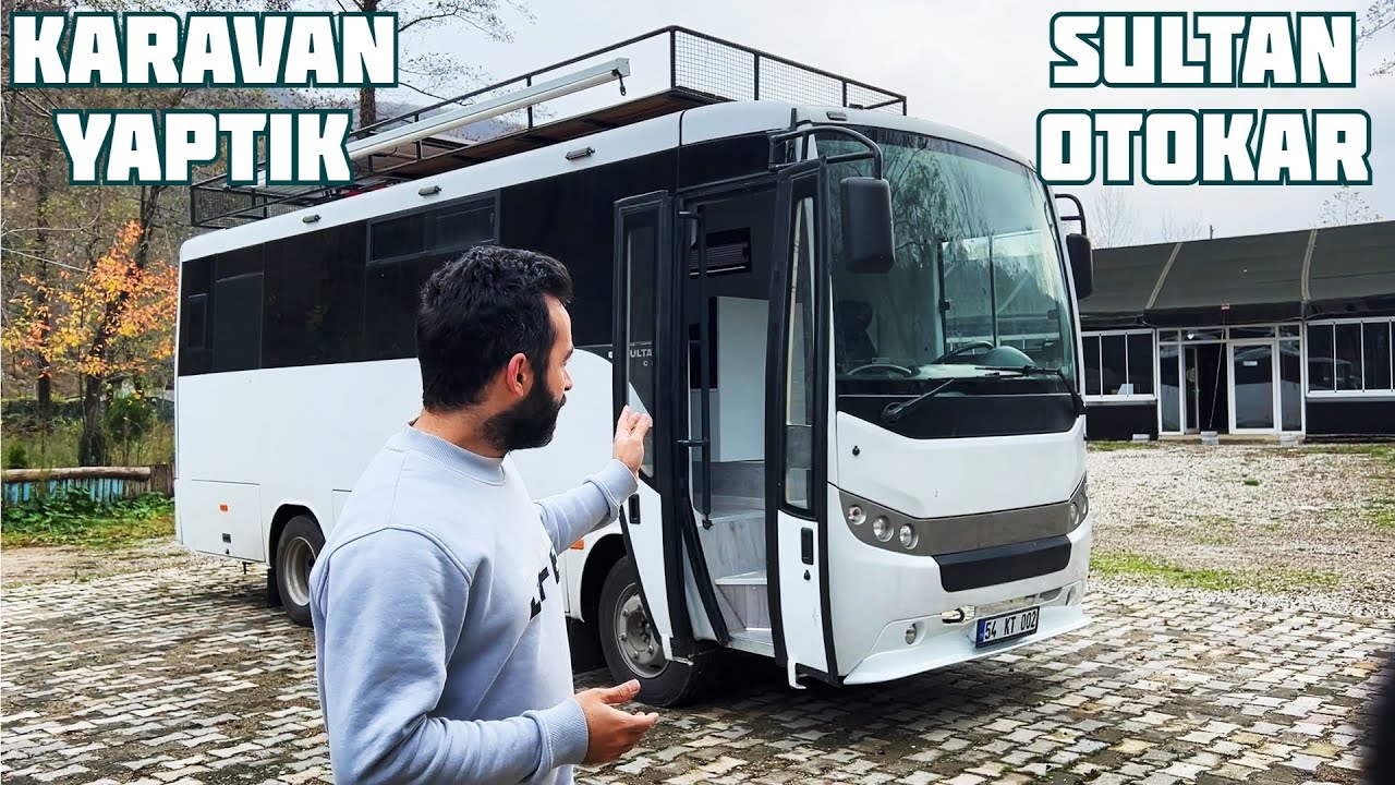 Sultan Otokar Karavan Yaptık! - Otobüs Karavan Tanıtımı - Karavan İç Tasarımı