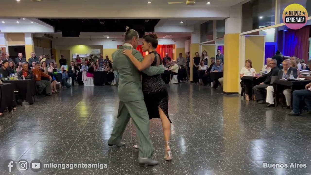 Samantha Dispari y Santiago Fina - Milonga Gente Amiga - 19/FEB/2023 (1/3)