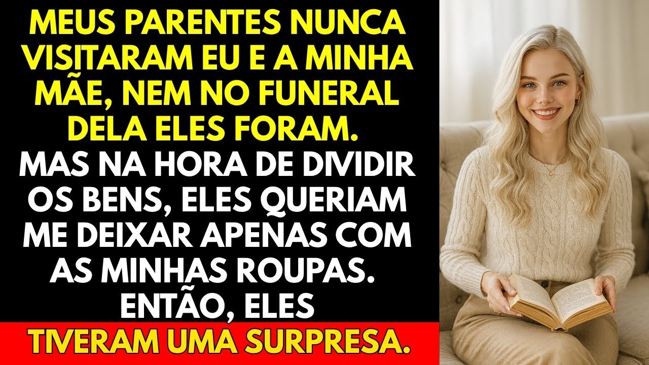 Meus parentes nunca visitaram eu e a minha mãe, nem no funeral dela eles foram  Mas na hora de