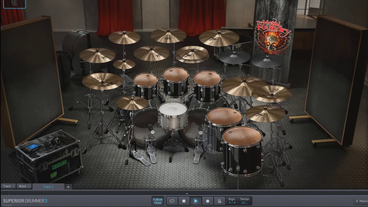 Lamb of God - Redneck only drums midi backing track