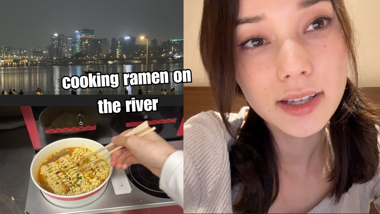 KOREA VLOG┃Han River picnic, local cafes, & too much bread
