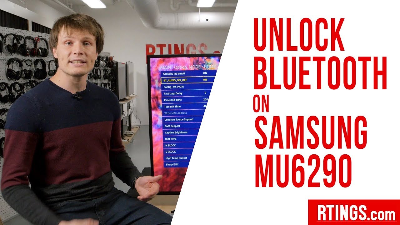 Разблокировка Bluetooth на Samsung MU6290 - RTINGS.com