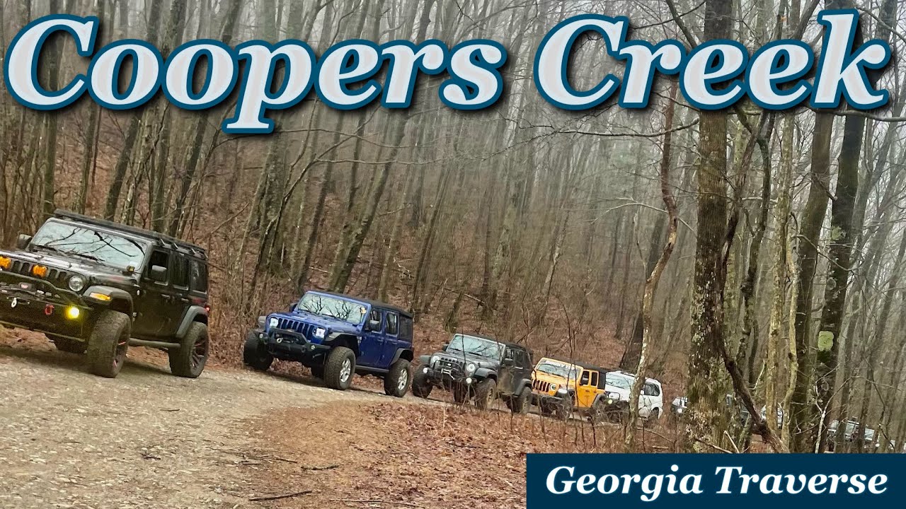 Exploring the Georgia Traverse: Coopers Creek in winter with Black Bear Off-Road crew