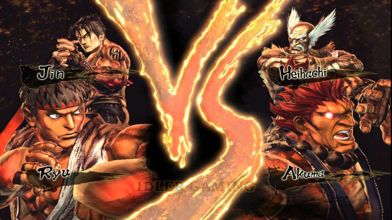 Ryu Jin VS Akuma Heihachi Hardest AI Street Fighter X Tekken Gameplay