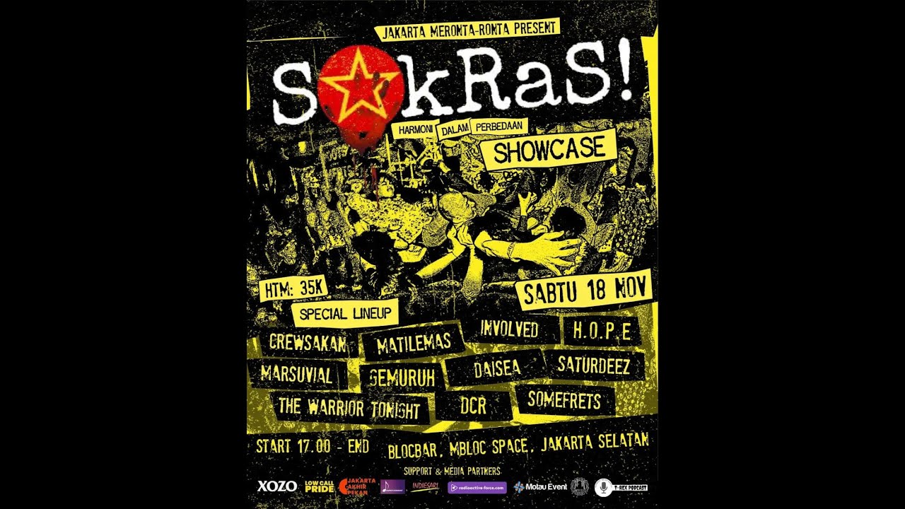 Crewsakan - Sekolah Ngeri (Live Perform) @ Bloc Bar, M Bloc Space, Jakarta Selatan