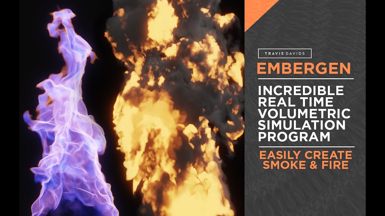 Embergen - Incredible Real Time Volumetric Simulation Program - Easily Create Smoke & Fire