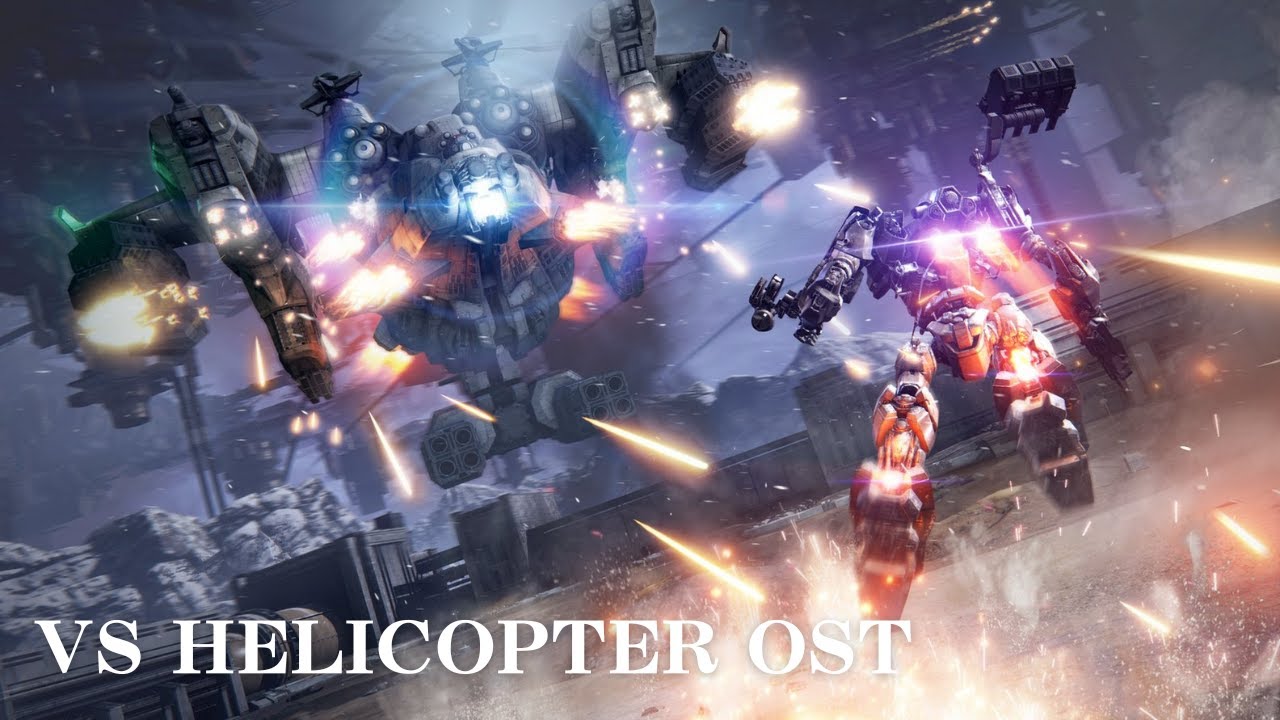 【 ARMORED CORE VI OST 】 HELICOPTER Battle Theme OST　ヘリコプター戦BGM　プレイ動画　armored core 6 boss theme