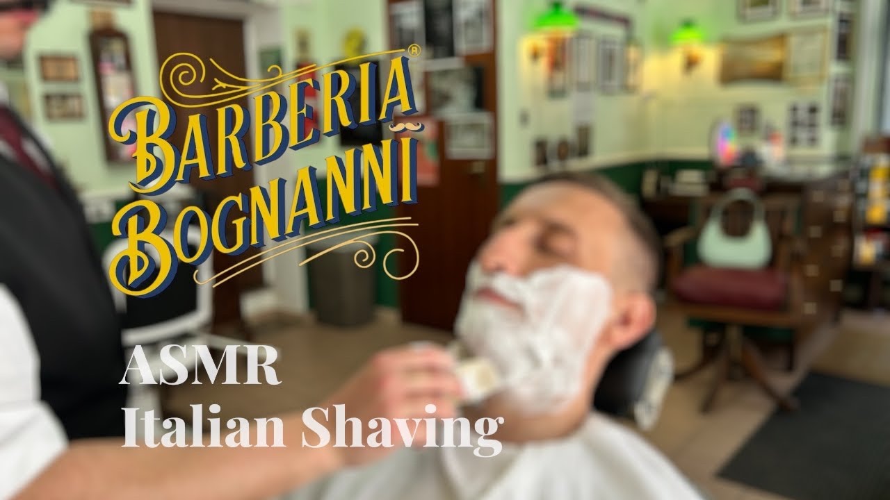ASMR Italian shave💆🏻‍♂️🇮🇹
