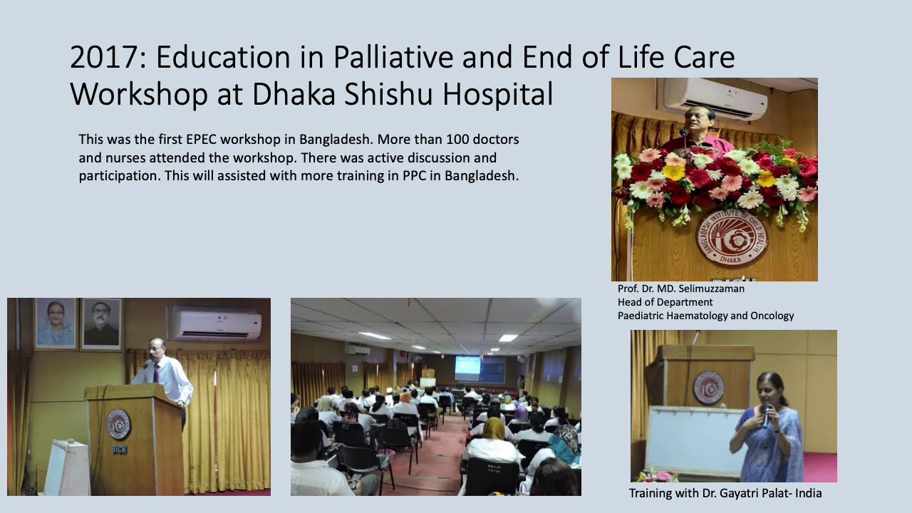 Dhaka Shishu Hospital, Bangladesh-Celebration of Children's Palliative Care