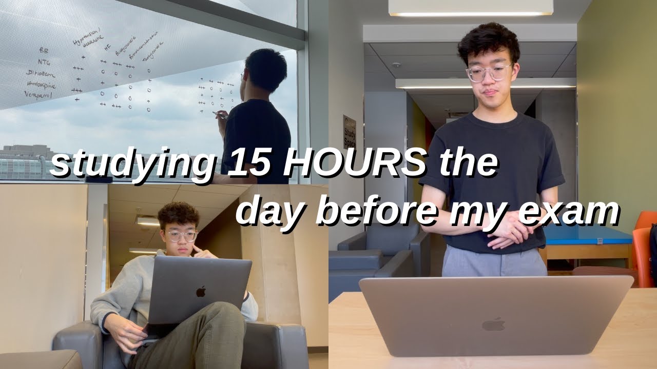 I PROCRASTINATED and now I have 1 DAY to STUDY for my EXAM *intense 15 HOUR study with me*
