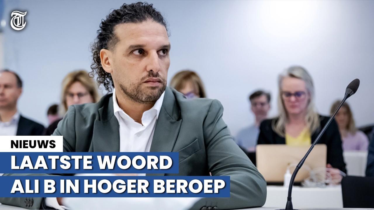 Emotionele Ali B tijdens laatste woord: 'Mijn jongste zoon vroeg mij of ik naar gevangenis moet'