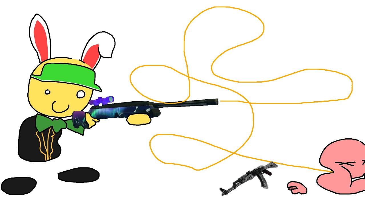 2 idiots playing counter strike on roblox