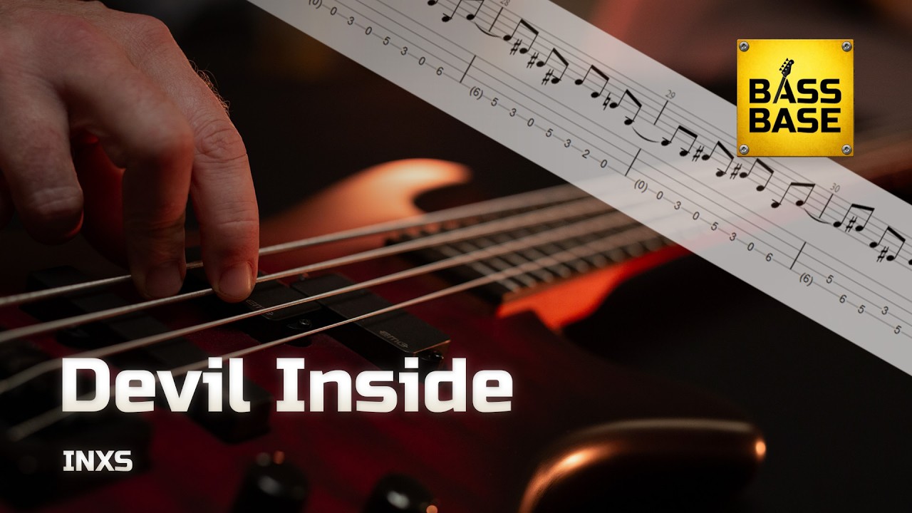 INXS - Devil Inside - Bass cover with tabs