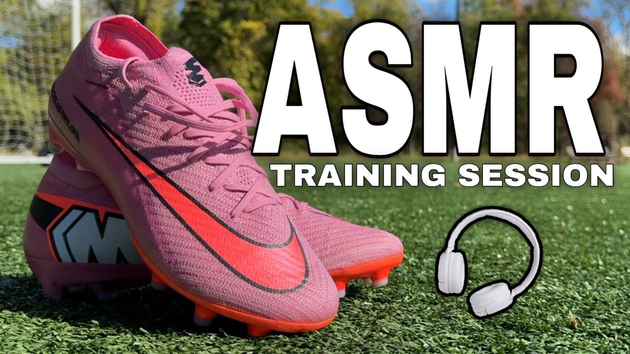 ASMR Training Session For Football/Soccer in Nike Mercurial Vapor 16
