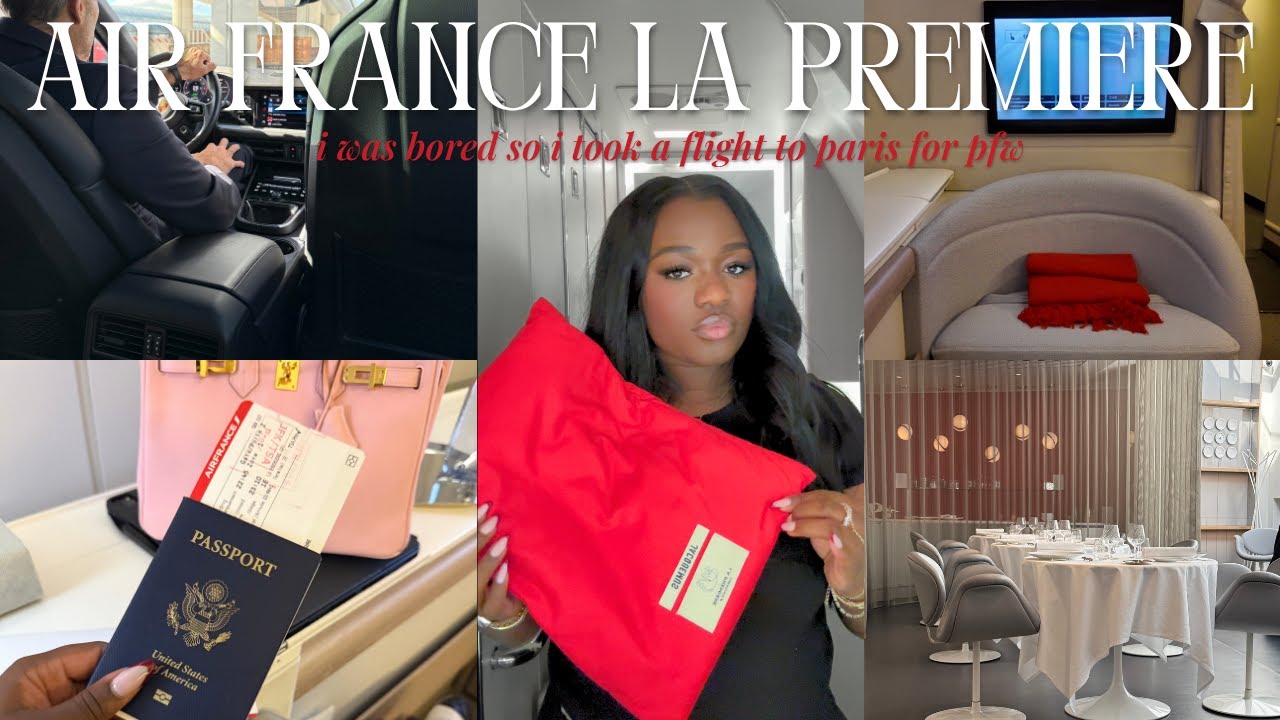 I was bored so I decided to fly first class to Paris