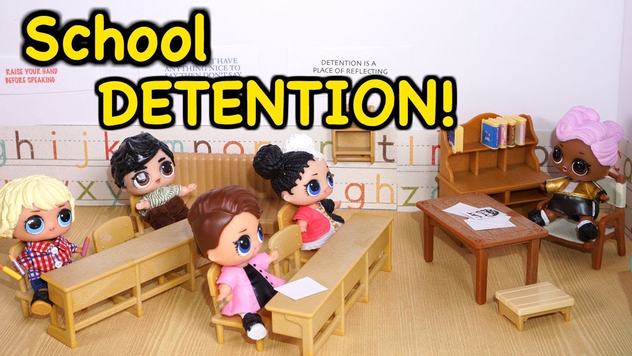 LOL SURPRISE DOLLS Go To School And Posh Goes To DETENTION!!