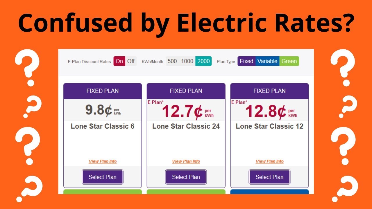 Sick of Confusing TEXAS Electric Rates & Plans? WATCH THIS!