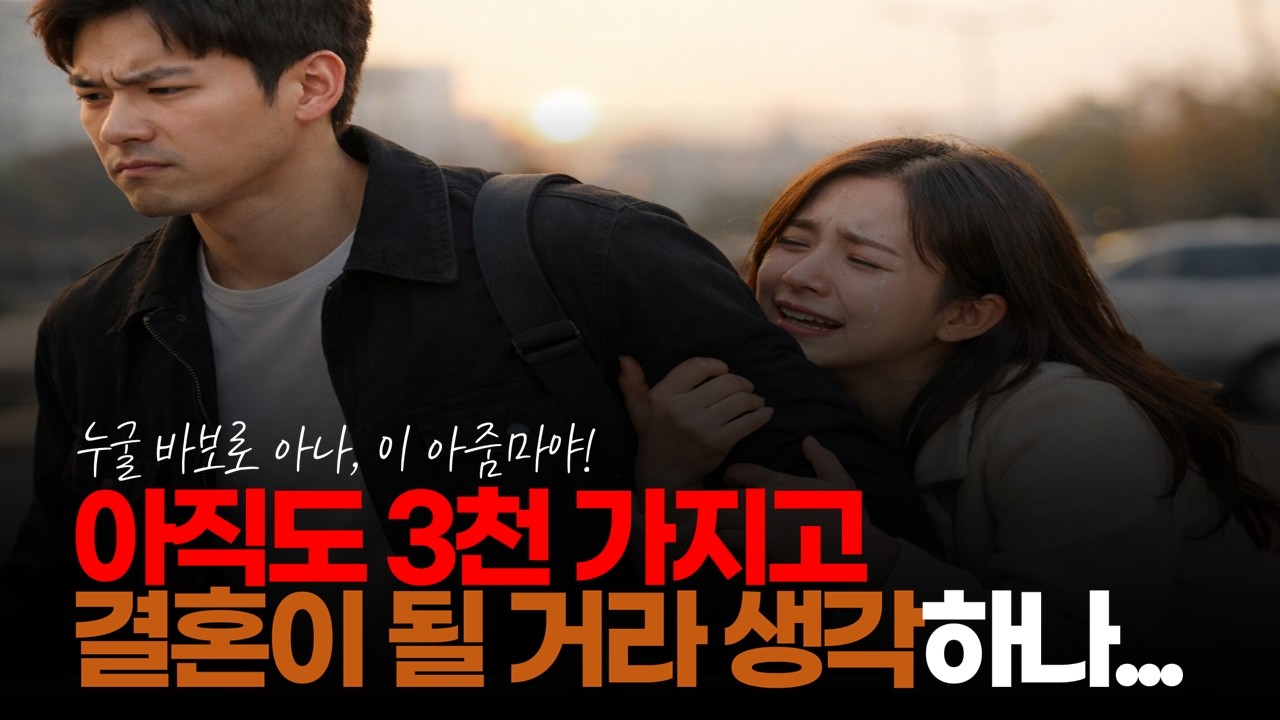 (※시청자댓글) 아직도 3천 가지고 결혼이 될 거라 생각하나? #결혼비용 #3천만원 #취집결혼